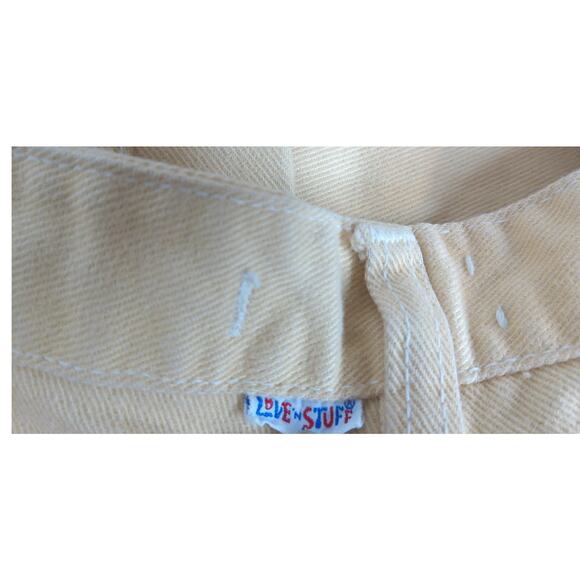 Vintage Love N Stuff Embroidered Low Rise Bell Bottom Jeans Mushrooms Read - Picture 8 of 13